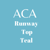 Runway Top Teal
