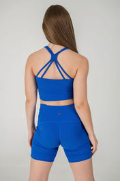 Incanto Ribbed Shorts - Cobalt Blue- FINAL SALE