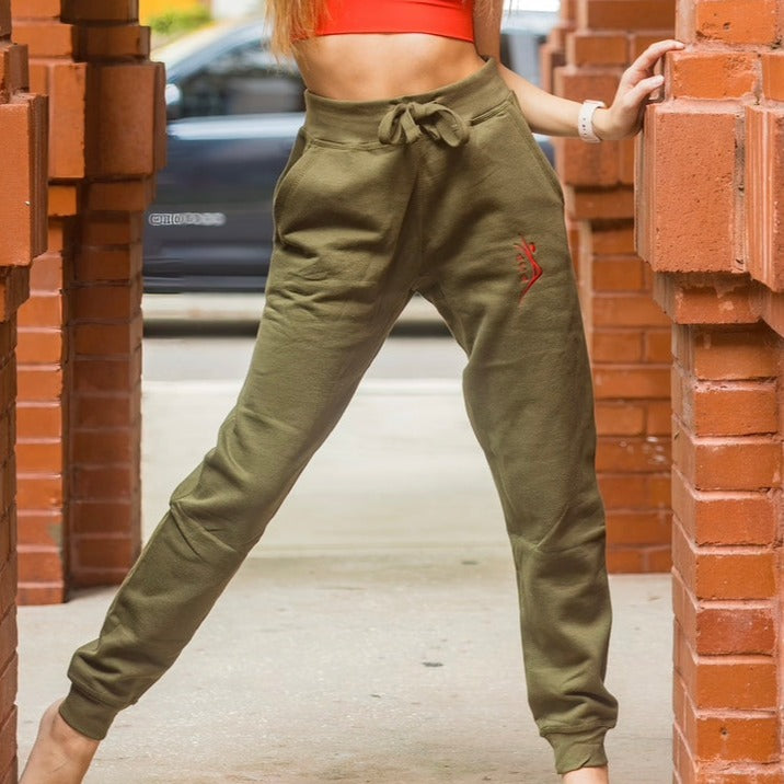 Cozy Joggers - Military Green